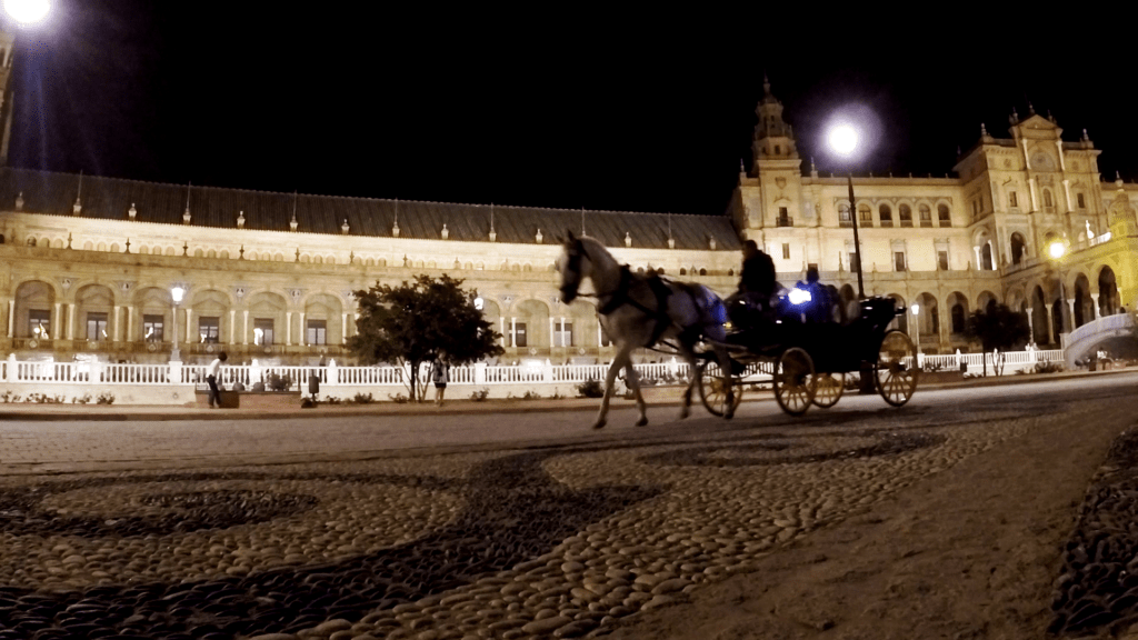 calèche promenade le soir Seville
