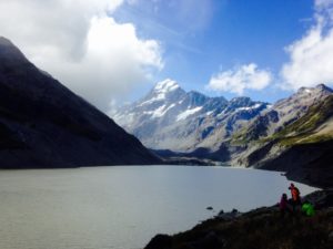 Mont Aoraki ou Mont Cook lac