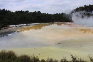 Waiotapu thermal wonderland fumée