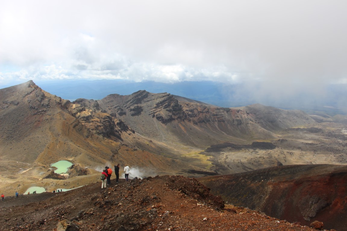 traversée du Tongariro Tongariro Alpine Crossing red crater