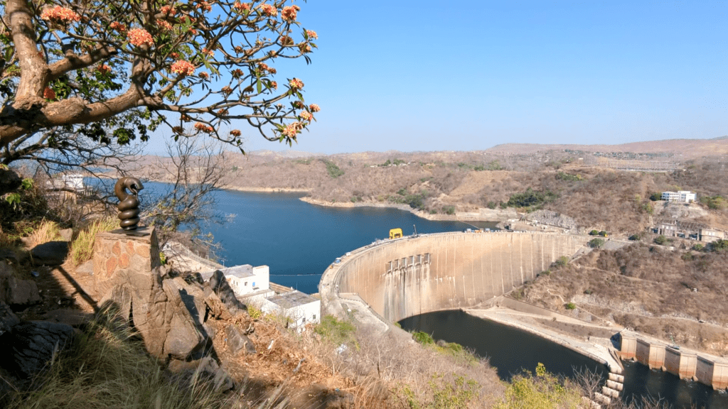 Barrage lac Kariba entre Zambie et zimbabwe